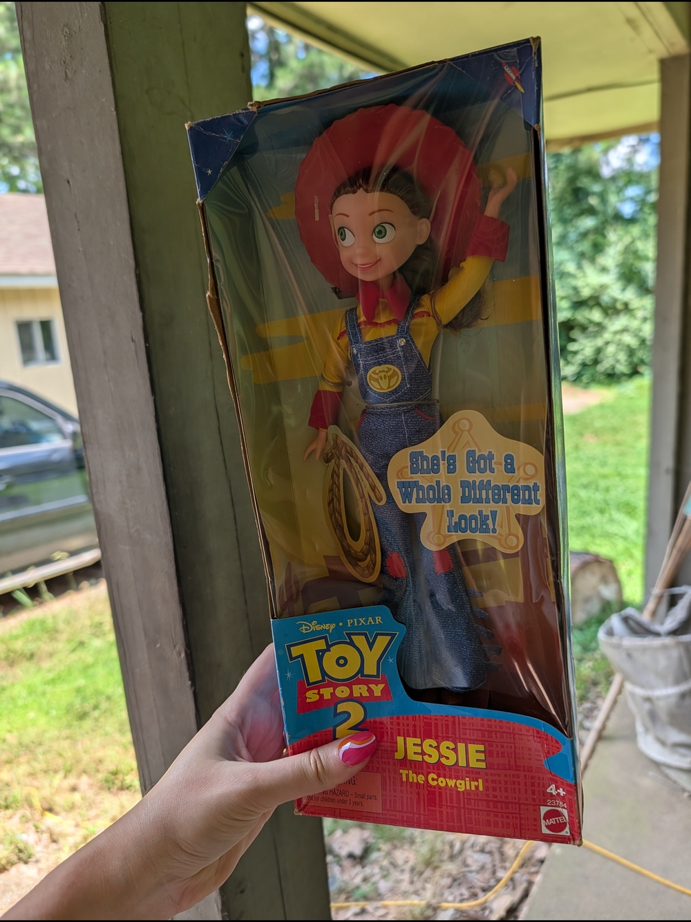 Disney Jessie Cowgirl Doll - Red Hat, Yellow Shirt, Blue Overalls